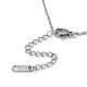 Hollow Heart 304 Stainless Steel Pendant Necklaces(NJEW-C033-01A-P)-3