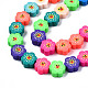 Handmade Polymer Clay Beads Strands(CLAY-T020-03)-3