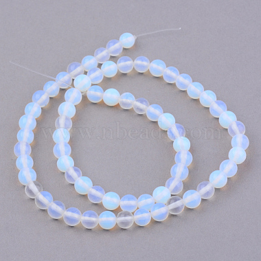 Chapelets de perles d'opalite(X-G-Q462-6mm-31)-2
