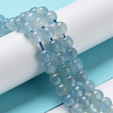 Natural Blue Calcite Beads Strands(G-F756-A02-01)-2