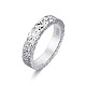 925 Sterling Silver with Micro Pave Cubic Zirconia Rings(UR9456-3)-1
