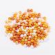 Caramel Mix Pearlized Glass Pearl Beads(HY-X006-4mm-02)-2