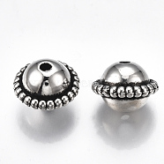 CCB Plastic Beads, Planet, Antique Silver, 15.5x11.5mm, Hole: 2.5mm, about 427pcs/500g(CCB-S160-22)