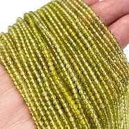 Natural Lemon Quartz Beads Strands, Round, Grade A, 2~2.5mm, Hole: 0.5mm, about 173pcs/strand, 15.98''(40.6cm)(G-M438-A11-02)