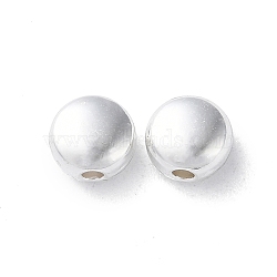 Alloy Spacer Beads, Long-Lasting Plated, Flat Round, Silver, 5x5.5x3.3mm, Hole: 1.2mm(PALLOY-F309-31S)