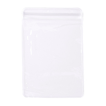 PVC Anti Oxidation Zip Lock Bags, Transparent Antitarnish Jewelry Packing Storage Pouch, Clear, 12x8x0.15cm, Unilateral Thickness: 4.9 Mil(0.125mm)
