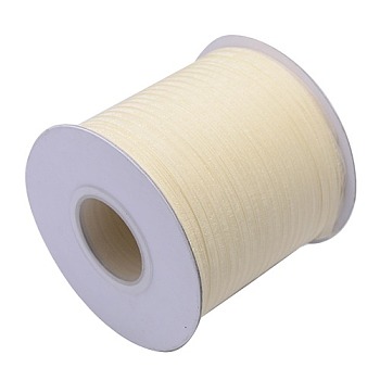 Polyester Organza Ribbon, Antique White, 1/8 inch(3mm), 800yards/roll(731.52m/roll)