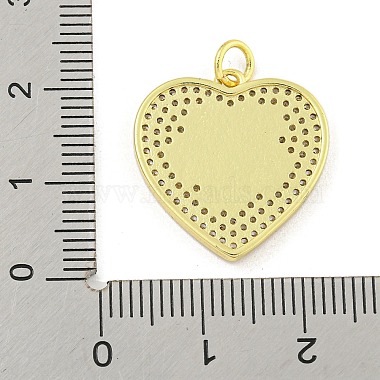 Rack Plating Heart with Flower Brass Micro Pave Clear Cubic Zirconia(KK-Z053-23G-02)-3