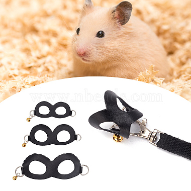 PU Leather & Alloy Hamster Harness Belt Traction Rope(AJEW-WH0248-524B)-6