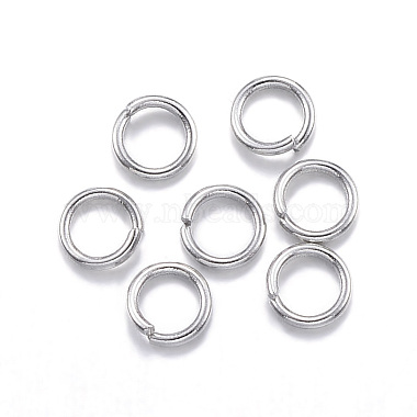Stainless Steel Color Round Stainless Steel Close but Unsoldered Jump Rings