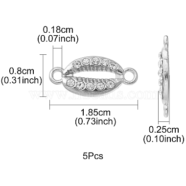 breloques de connecteur en alliage avec strass en cristal(FIND-YW0003-55)-3
