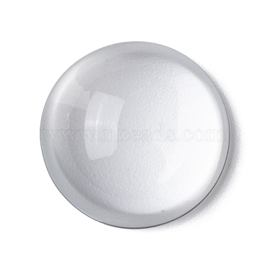 Transparent Half Round Glass Cabochons(X-GGLA-R027-25mm)-3