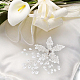 ABS Plastic Imitation Pearl Beaded Flower Wedding Shoe Decorations(FIND-WH0126-71S)-7