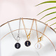 Flat Round with Letter Alloy Enamel Wine Glass Charms(AJEW-AB00184-09)-4