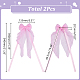 Polyester Lace Curtain Tiebacks(AJEW-WH0434-63)-2