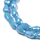 Opaque Solid Color Electroplate Glass Beads Strands(EGLA-N013-P10mm-B10)-3