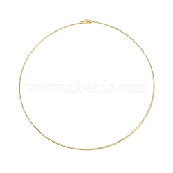 304 Stainless Steel Choker Necklaces, Lead Free & Cadmium Free, Real 18K Gold Plated, Inner Diameter: 5.18 inch(13.15cm)(NJEW-Q348-04G-1)