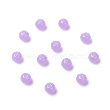 Perles en acrylique fluorescente(X-MACR-R517-6mm-09)-2