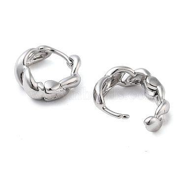 Brass Curly Hoop Earrings for Women(EJEW-F347-01P-01)-2