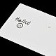 Smiling Face Paper Earrings Necklace Display Cards(FIND-T072-01C-04)-3