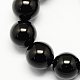 Natural Obsidian Bead Strands(G-R173-6mm-02)-1