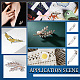 100Pcs 5 Style 304 Stainless Steel Pin Brooch Findings(STAS-UN0045-21)-6