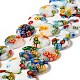 Handmade Millefiori Glass Beads Strands(LK145)-1