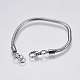 304 Stainless Steel Round Snake Chain Bracelet Making(X-STAS-F139-056P-B)-1