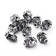 Antique Silver Plated Acrylic Beads(X-PLS111Y)-1