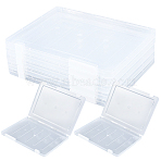 Transparent Plastic Packaging Boxes with Hinged Lid, for Files, Rectangle, WhiteSmoke, 30.2x22.8x1.9cm, Inner Diameter: 30x22.3cm(AJEW-WH20060-90A)