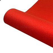 Waterproof Permanent Self-Adhesive Opal Vinyl Roll for Craft Cutter Machine, Office & Home & Car & Party  DIY Decorating Craft, Rectangle, Red, 30.5x25x0.04cm(FABR-PW0001-076A-03)