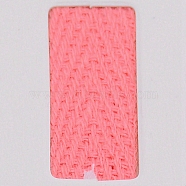 Cotton Twill Tape Ribbons, Herringbone Ribbons, for Sewing Craft, Hot Pink, 1 inch(25mm)(X-OCOR-WH0063-19C)