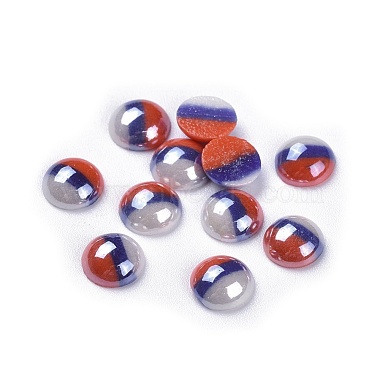 Colorful Half Round Glass Cabochons