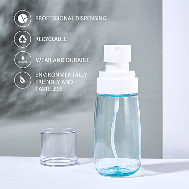 60ml Transparent PETG Plastic Spray Bottle Sets(MRMJ-BC0001-76)-5