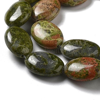 Natural Unakite Beads Strands(G-P528-M17-01)-4