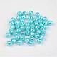 Faceted Colorful Eco-Friendly Poly Styrene Acrylic Round Beads(SACR-K001-8mm-62)-1