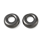 Brass Linking Rings, Round Link Shape, Rack Plating ,Long-Lasting Plated, Lead Free & Cadmium Free, Gunmetal, 12x4.5mm, Inner Diameter: 5.5mm(KK-CBAA630-02B-B)