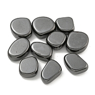 Synthetic Non-Magnetic Hematite Beads, No Hole, Nuggets, Original Color, 23~26x20~24x10mm(G-C136-06)