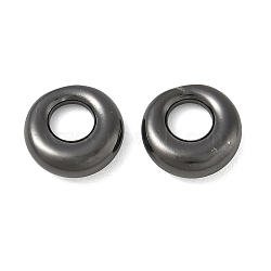 Brass Linking Rings, Round Link Shape, Rack Plating ,Long-Lasting Plated, Lead Free & Cadmium Free, Gunmetal, 12x4.5mm, Inner Diameter: 5.5mm(KK-CBAA630-02B-B)