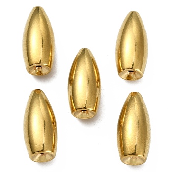 Brass Fishing Sinker, Weight Bullet Sinkers, Golden, 2.3x1.1cm