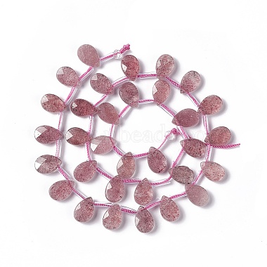 Natural Strawberry Quartz Beads Strands(G-G805-B13)-3