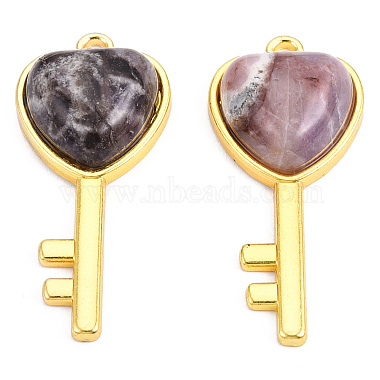 Natural Amethyst Pendants(G-N326-158-11)-3