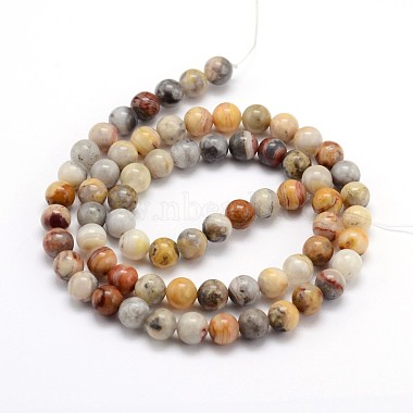 Natural Gemstone Round Bead Strands(G-J303-10-8mm)-2