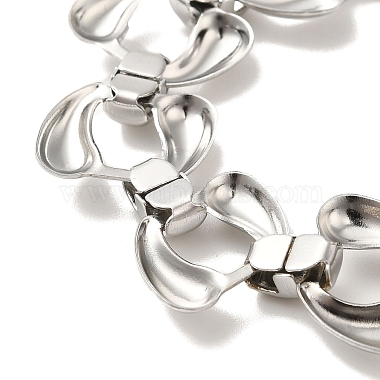 304 collares de acero inoxidable hechos a mano(NJEW-Q333-05P)-4