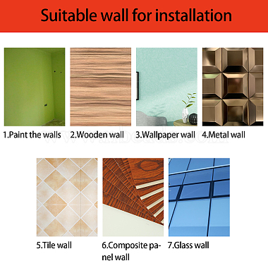 sticker mural miroir acrylique creatcabin(DIY-CN0001-13A-E)-6