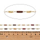handgemachte Messingglasperlenketten(GL-CBA1C06-03G)-3