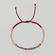 Glass Seed Braided Beaded Bracelets(XC9959-01)-1