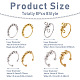 8Pcs 8 Style Brass Rotating Beaded Cuff Rings(RJEW-SW0001-01)-2