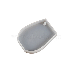 DIY Silicone Pendant Molds, Resin Casting Molds, for UV Resin, Epoxy Resin Jewelry Making, Cup Pattern, 62x49x9mm, Hole: 3mm(SIMO-PW0014-06B)