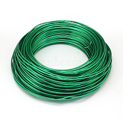 Aluminum Wire, Flexible Craft Wire, for Beading Jewelry Doll Craft Making, Lime Green, 15 Gauge, 1.5mm, 100m/500g(328 Feet/500g)(AW-S001-1.5mm-25)